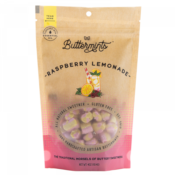 raspberry lemonade buttermints, butter mints