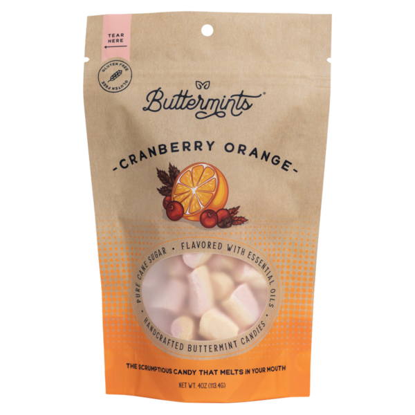 Cranberry Orange Buttermints Package Front