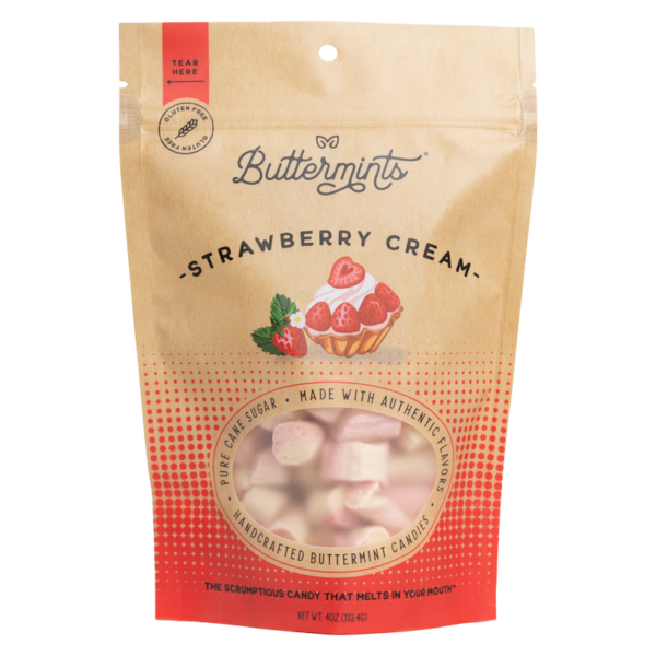 Strawberry Cream Buttermints Package Front